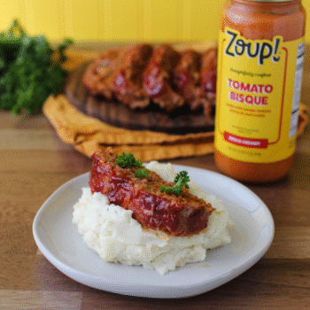 Meatloaf with Tomato Bisque